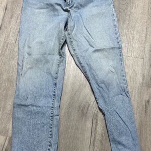 VTG Calvin Klein Jeans Womens 12 Double Stonewash Denim Union Made in USA 90s